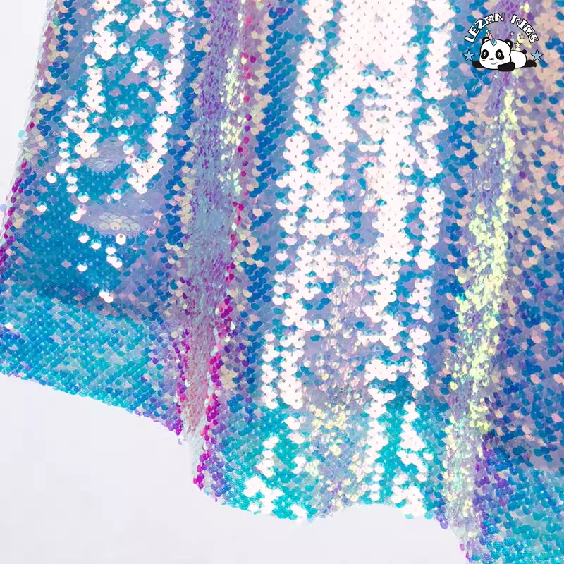 LEZONKIDS - Color Size Design Customization Summer Dress Daily Life Girls Dress Sequin Girls Dresses